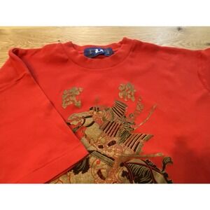 Single Stitch Ichi Ban Shirt Warrior Horse Made in Japan Red See Photos 4‎ Size